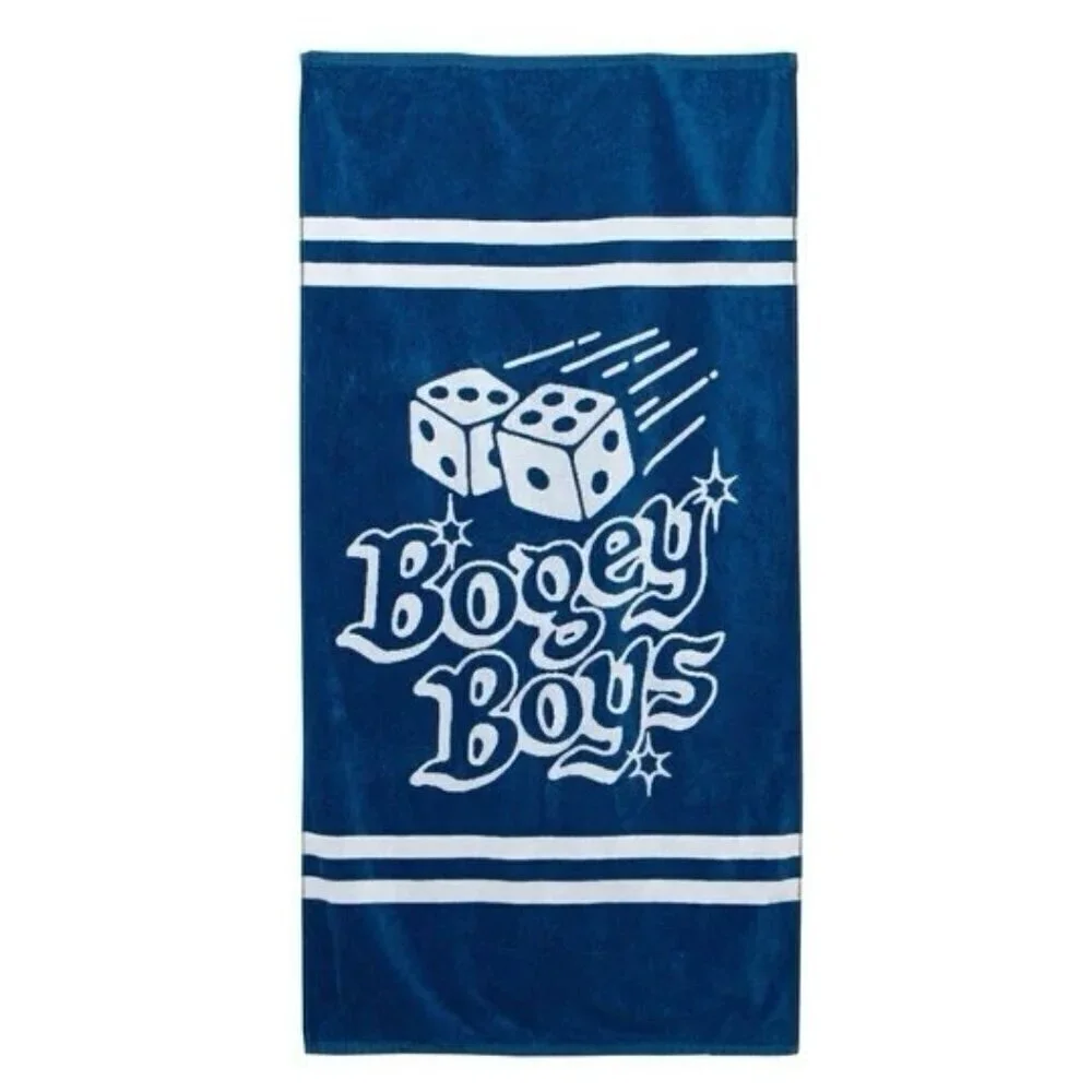Bogey Boys Macklemore Vegas Pool Towel Blue Dice Beach Golf Hypebeast 58x30